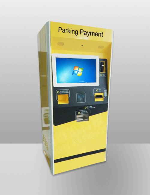 Car parking payment kiosk